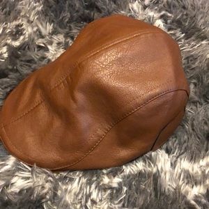 Cap from Italy fake leather